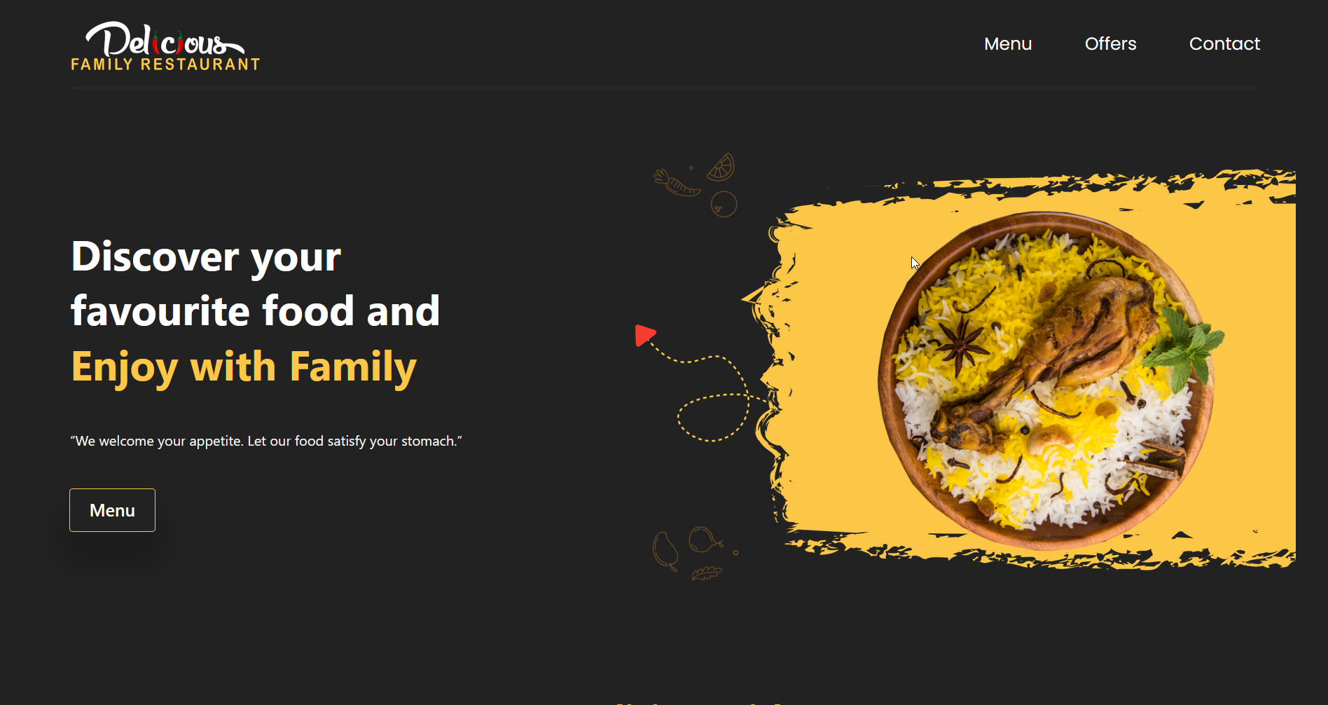 Restaurant website